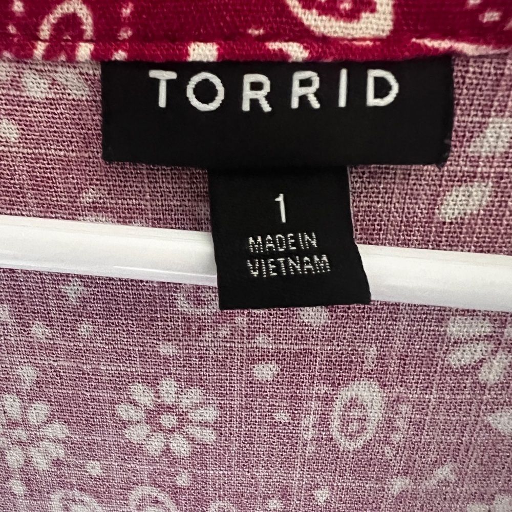 Torrid Women's Red Patterned jumper - Picture 5 of 5